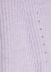 Cult Gaia - Gesa merino wool and cashmere-blend tank - Purple - L