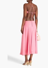 Cult Gaia - Nadeesha embellished cutout woven midi dress - Pink - M