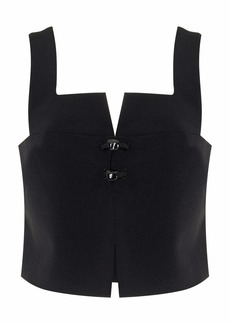 Cult Gaia - Octavia Cropped Top - Black - US 8 - Moda Operandi