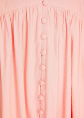 Cult Gaia - Ozia linen-blend halterneck maxi dress - Pink - M