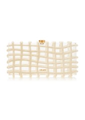 Cult Gaia - Rina Acrylic Clutch - Ivory - OS - Moda Operandi