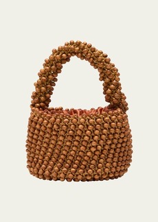 Cult Gaia Cora Mini Beaded Top-Handle Bag
