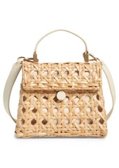 Cult Gaia Sybil Rattan Crossbody Satchel