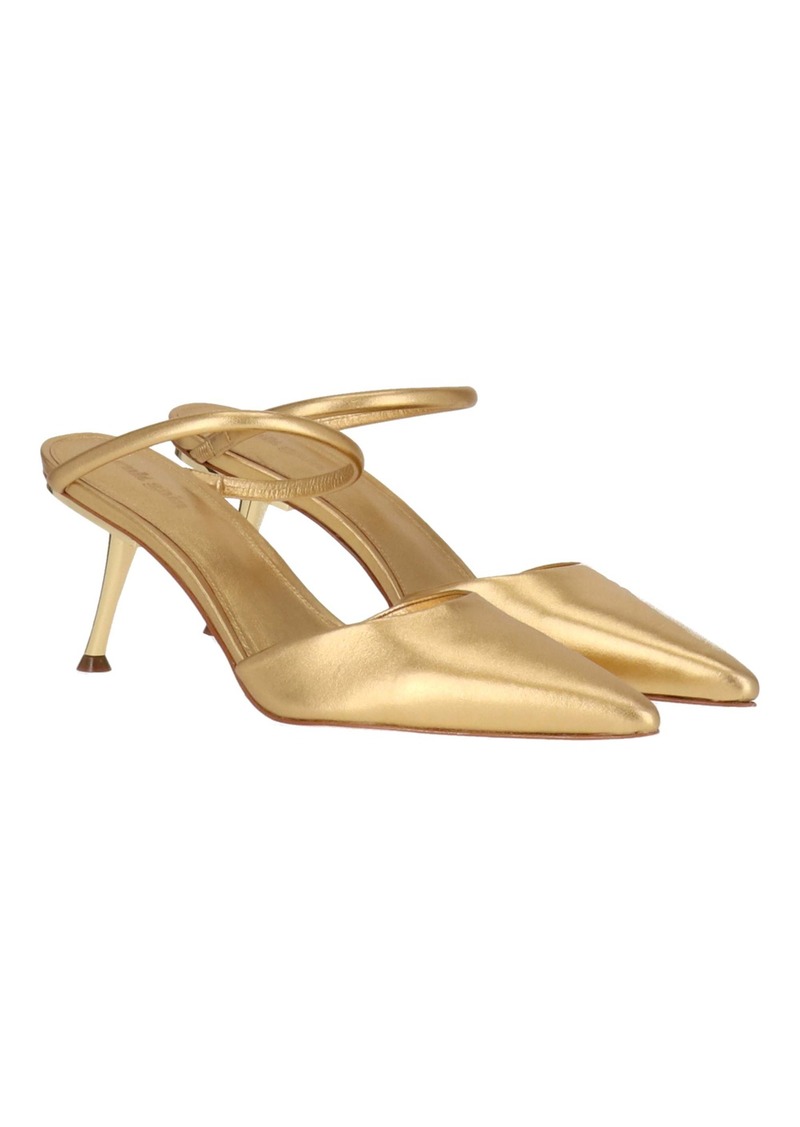 Cult Gaia Womens Gold Mule