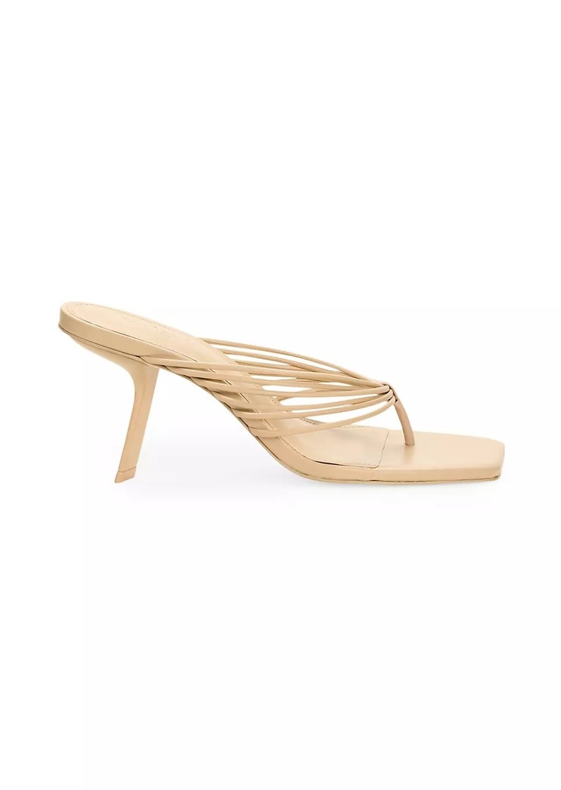 Cult Gaia Emmy 80MM Leather Sandals