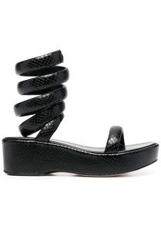 Cult Gaia Gabi spiral strap sandals