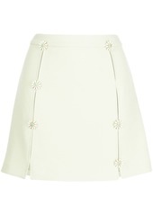Cult Gaia Maro floral-appliqué skirt