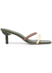 Cult Gaia Sol double-strap leather sandals