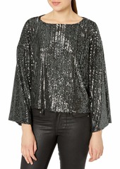 cupcakes and cashmere Women's Cora Sequined Dolman Top
