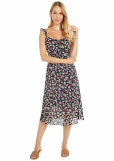 cupcakes and cashmere Women's Hailey Printed Midi Dress with Ruffle