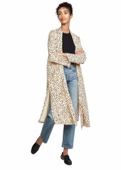 cupcakes and cashmere Women's Arianne Printed Soft Satin Duster Coat