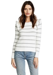 cupcakes and cashmere Women's Bryant Ruffle Sleeve Sweater