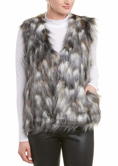 Cupcakes and Cashmere Women's Caesar Leopard Faux Fur Jacket