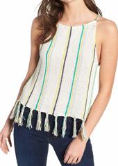 cupcakes and cashmere Women's Cecille Vertical Stripe Sweater Vest