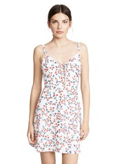 cupcakes and cashmere Women's Dennis Floral Print Fit and Flare Dress