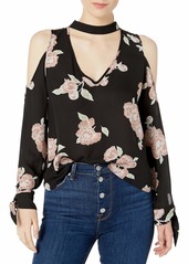 cupcakes and cashmere Women's Jon Floral Printed Top