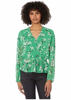 Cupcakes and Cashmere Women's Leona Floral Blouse