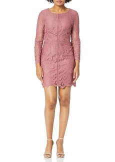 cupcakes and cashmere Women's Makenna Fitted Lace Dress