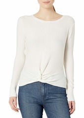 cupcakes and cashmere Women's Nedita Tie Front Sweater