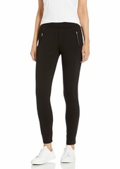 cupcakes and cashmere Women's Roosevelt Ponte Legging with Zipper Pockets