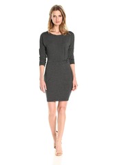 cupcakes and cashmere Women's Rylin Bodycon Knit Yarn Dyed Striped Dress