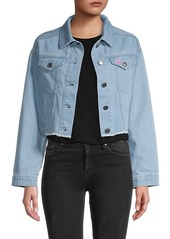 cupcakes and cashmere Lany Crop Denim Jacket