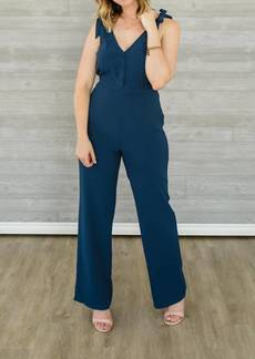 cupcakes and cashmere Topeka Jumpsuit In Lapis