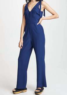 cupcakes and cashmere Topeka Jumpsuit In Lapis