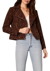 cupcakes and cashmere Lipa Front Zip Jacket in Brick at Nordstrom
