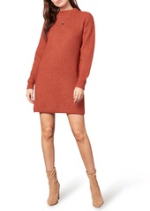 Women's Cupcakes And Cashmere Twain Long Sleeve Sweater Minidress