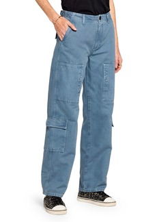 Current/Elliott The Commodore High Waist Cargo Pants in Storm at Nordstrom Rack