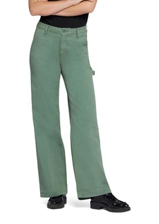 Current/Elliott The Painter High Waist Pants in Meadow at Nordstrom Rack