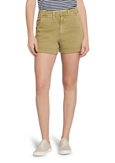 Current/Elliott The Vacay Stretch Cotton Shorts in Khaki at Nordstrom Rack