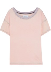 Current/elliott Woman The Desert Days Slub Cotton-jersey T-shirt Peach