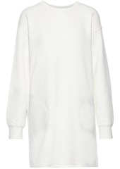 Current/elliott Woman The Pocket French Cotton-terry Mini Dress Off-white
