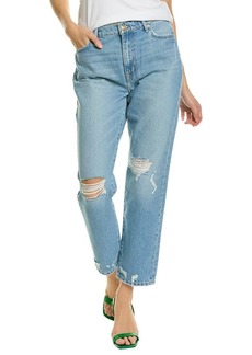 Current/Elliott Women's Distressed Denim Jeans in Cloudburst Blue The Boyfriend  28