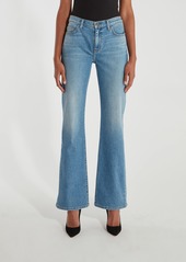 Current/Elliott The High Rise Scooped Jarvis Flare Jean