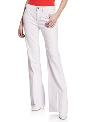 Current/Elliott The Wray Mid-Rise Wide-Leg Jeans
