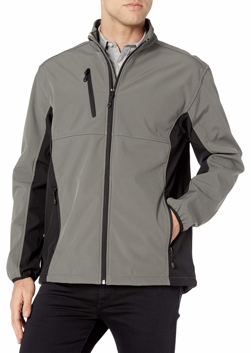 Cutter & Buck Clique Men's Narvik Colorblock Softshell Jacket