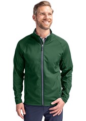 Cutter & Buck Adapt Eco Knit Hybrid Recycled Mens Full Zip Jacket - Hunter