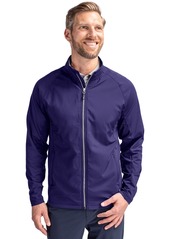 Cutter & Buck Adapt Eco Knit Hybrid Recycled Mens Full Zip Jacket - Hunter