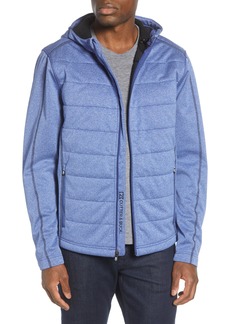 Cutter & Buck Altitude WeatherTec Hooded Jacket in Tour Blue at Nordstrom Rack