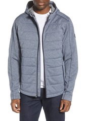 Cutter & Buck Altitude Wind Resistant Hooded Jacket in Liberty Navy at Nordstrom Rack