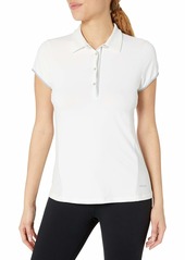 Cutter & Buck Annika Women's Moisture Wicking UPF 50+ Cap Sleeve Competitor Polo Shirt