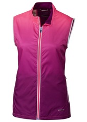 Cutter & Buck Annika Women's Weathertec Packable Reflective Full Zip Vest with Pockets