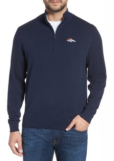 Cutter & Buck Denver Broncos - Lakemont Regular Fit Quarter Zip Sweater
