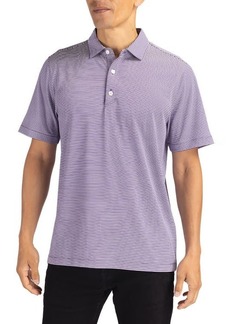 Cutter & Buck Double Stripe Performance Recycled Polyester Polo