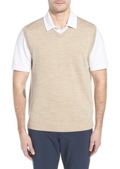 Cutter & Buck Douglas Merino Wool Blend V-Neck Sweater Vest