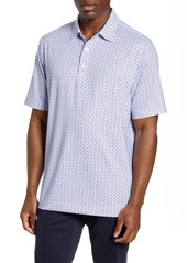 Cutter & Buck Mark DryTec Microprint Polo in Majestic at Nordstrom