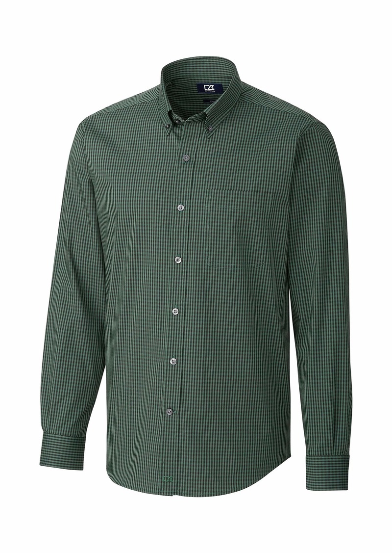 Cutter & Buck mens Men's Anchor Gingham Button Down Shirt   US